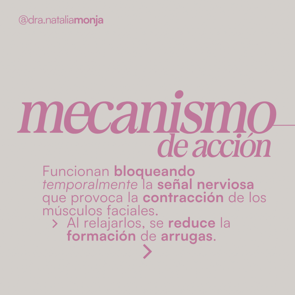 infografía con la descripción del mecanismo de acción de los neuromoduladores.